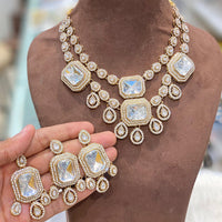 Hira Collection Gorgeous Kundan Choker Necklace Set for Wedding Functions
