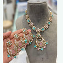 Hira Collections Designer Kundan And Pearl  Necklace Set Perfect for Weddings & Festive Occasions