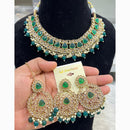 Hira Collections Designer Kundan And Beads Necklace Set Perfect for Weddings & Festive Occasions