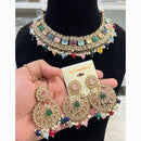 Hira Collections Designer Kundan And Beads Necklace Set Perfect for Weddings & Festive Occasions