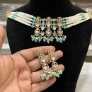 Hira Collections Exquisite Kundan Necklace And Pearl Set for Engagements and Special Celebrations