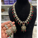 Hira Collections Designer Polki Kundan And Beads Long Necklace Set  Statement Jewelry