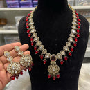 Hira Collections Designer Polki Kundan And Beads Long Necklace Set  Statement Jewelry