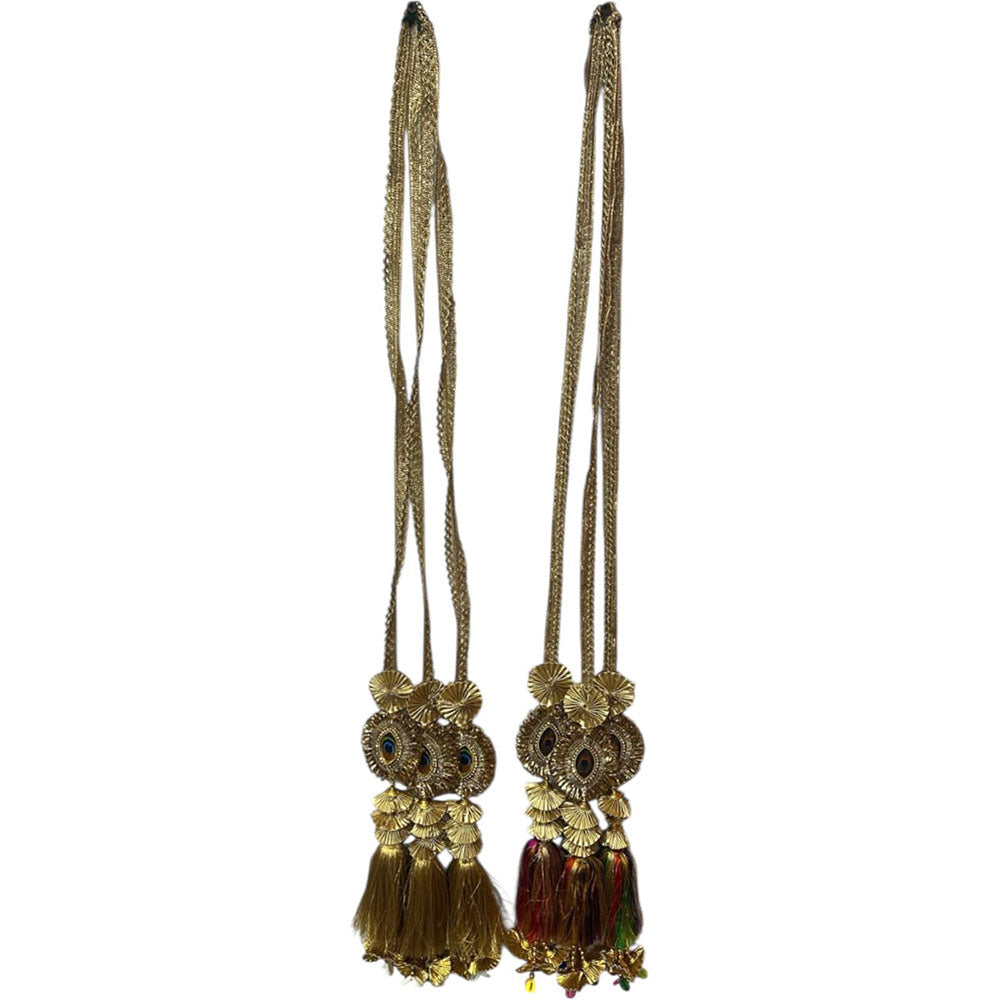 Hira Collections Colorful Hair Paranda with Tassels – Ethnic Indian Hair Jewelry
