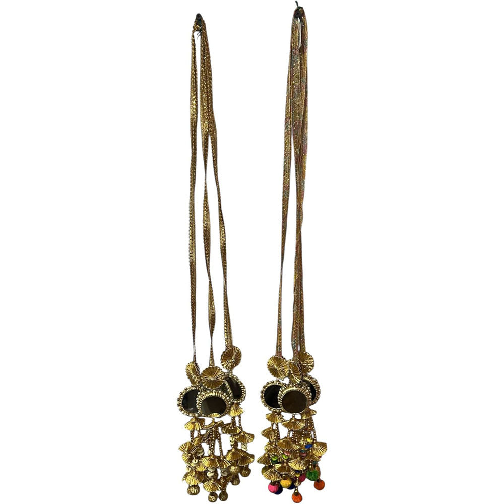 Hira Collections Colorful Hair Paranda with Tassels – Ethnic Indian Hair Jewelry