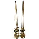 Hira Collections Colorful Hair Paranda with Tassels – Ethnic Indian Hair Jewelry
