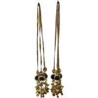 Hira Collections Colorful Hair Paranda with Tassels – Ethnic Indian Hair Jewelry