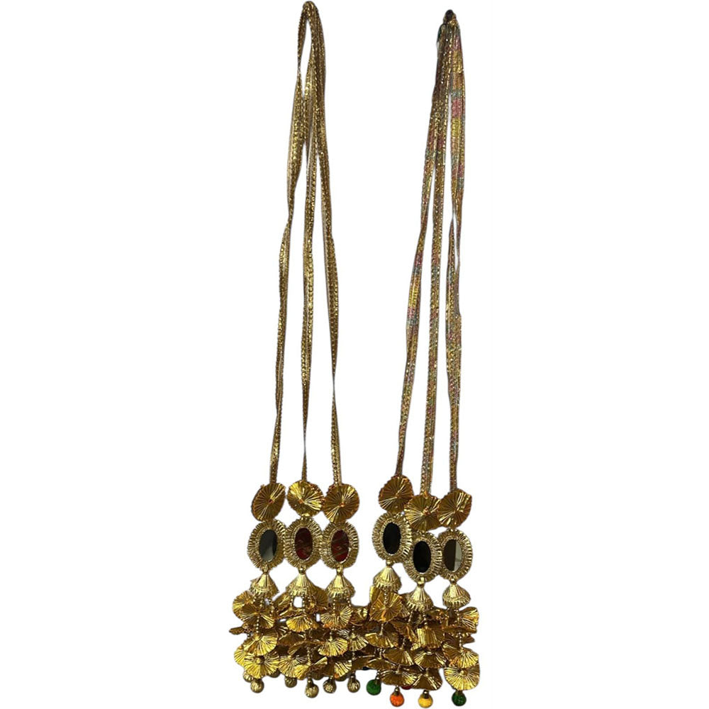 Hira Collections Colorful Hair Paranda with Tassels – Ethnic Indian Hair Jewelry