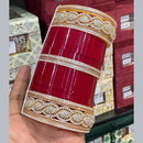 Hira Collections Premium Austrian Stone Bridal Acrylic Bangle Set 