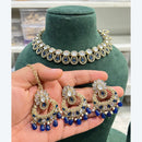 Hira Collection Traditional Kundan And Beads Choker Necklace Set