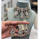 Hira Collection Traditional Kundan And Beads Choker Necklace Set