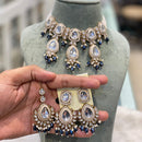 Hira Collection Traditional Kundan And Beads Choker Necklace Set
