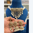 Hira Collection Traditional Kundan And Beads Choker Necklace Set
