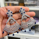 Hira Collection Sparkling American Diamond Dangles Earrings For parties