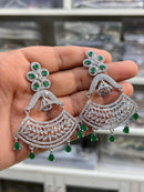Hira Collection Sparkling American Diamond Dangles Earrings For parties