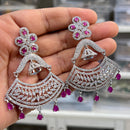 Hira Collection Sparkling American Diamond Dangles Earrings For parties