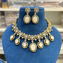 Hira Collections Gorgeous Polki Kundan Festive Necklace Set