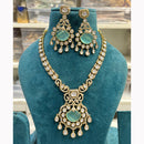 Hira Collections Gorgeous Polki Kundan Festive Necklace Set