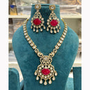 Hira Collections Gorgeous Polki Kundan Festive Necklace Set