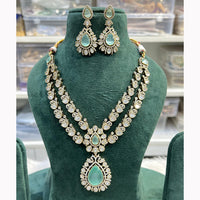 Hira Collections Gorgeous Polki Kundan Festive Necklace Set