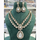 Hira Collections Gorgeous Polki Kundan Festive Necklace Set