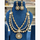 Hira Collections Gorgeous Polki Kundan Festive Necklace Set