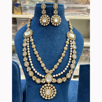 Hira Collections Gorgeous Polki Kundan Festive Necklace Set