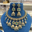 Hira Collection Glamorous Polki Kundan And Pearl Necklace Set