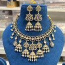 Hira Collection Glamorous Polki Kundan And Pearl Necklace Set