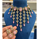 Hira Collections Gorgeous Polki Kundan Festive Choker Necklace Set