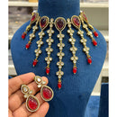 Hira Collections Gorgeous Polki Kundan Festive Choker Necklace Set