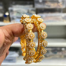 Hira Collections Elegant Pearl Bangles Set