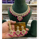 Hira Collections Handcrafted Pota Kundan And Pearl Necklace Set