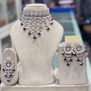 Hira Collections Elegant Glow Kundan And Pearl Necklace Set