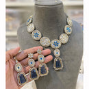 Hira Collection Luxurious Kundan Stone Pearl And Beads Necklace Set 