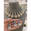 Hira Collection Pota Stone And Austrian Stone Necklace Set 