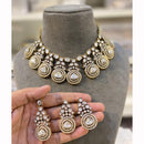 Hira Collection Pota Stone And Austrian Stone Necklace Set