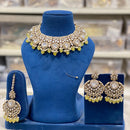 Hira Collections Designer Kundan Stone Pearl And Beads Choker Necklace Set