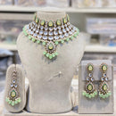 Hira Collections Designer Kundan Stone Pearl And Beads Choker Necklace Set