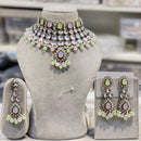 Hira Collections Designer Kundan Stone Pearl And Beads Choker Necklace Set