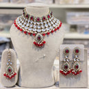 Hira Collections Designer Kundan Stone Pearl And Beads Choker Necklace Set