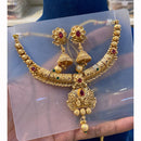 Hira Collections Heritage Pota Stone Necklace Set