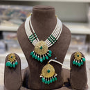 Hira Collection  Pearl Beauty And Beadwork Necklace Set