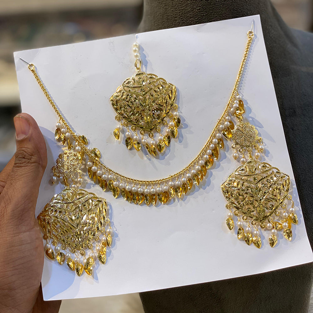 Hira Collection Classic Ethnic Traditional Necklace Set