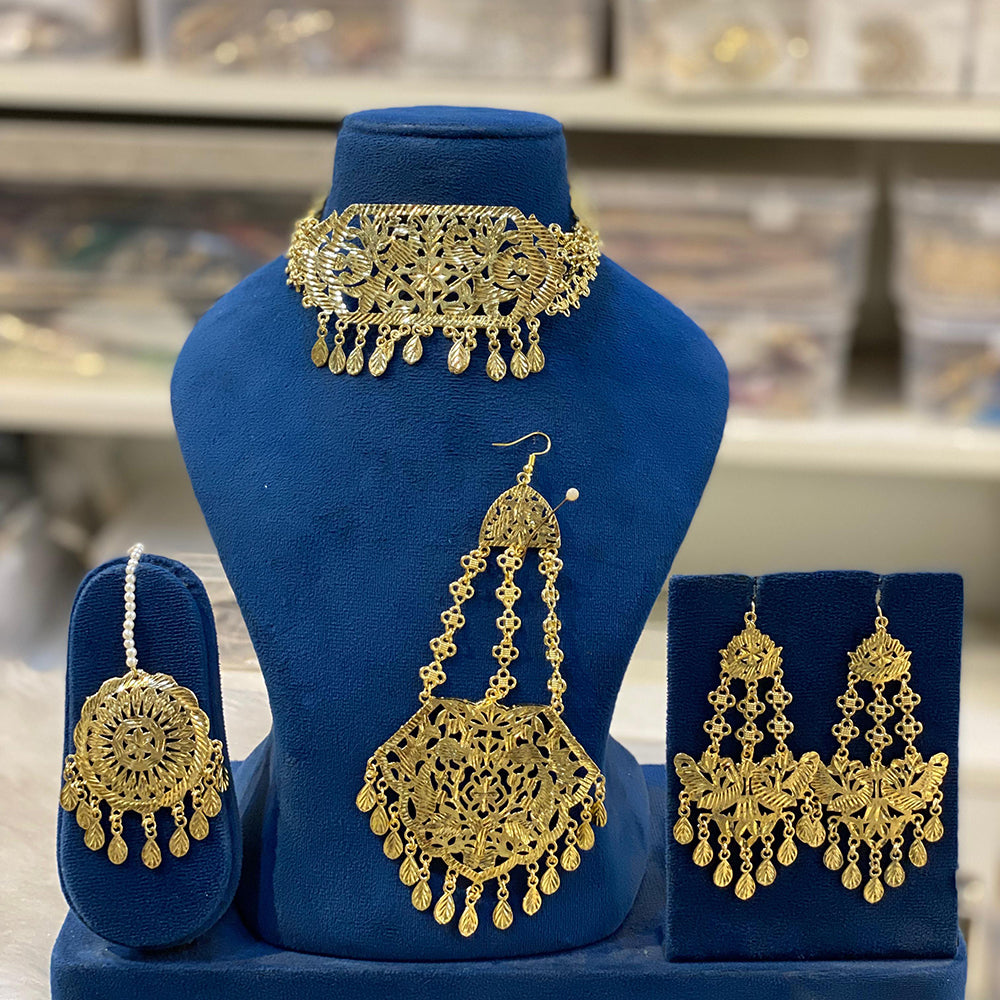 Hira Collection Classic Ethnic Traditional Necklace Set