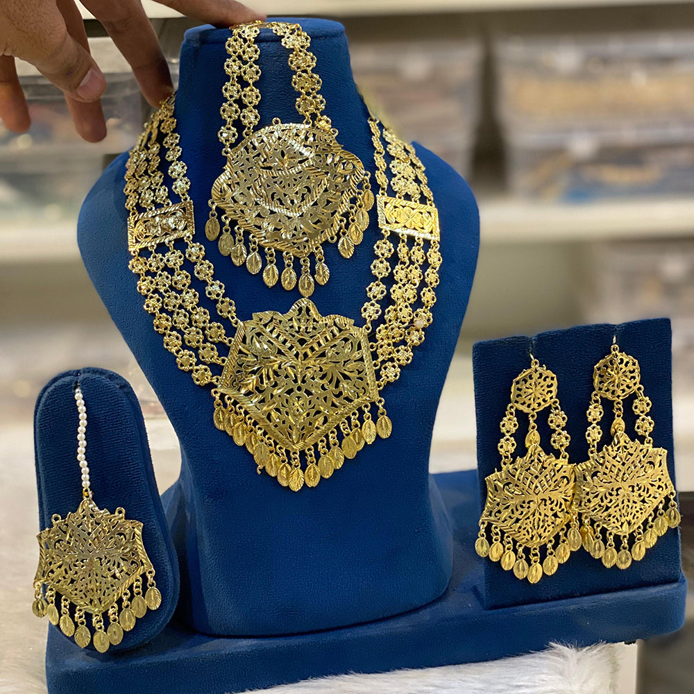 Hira Collection Classic Ethnic Traditional Necklace Set