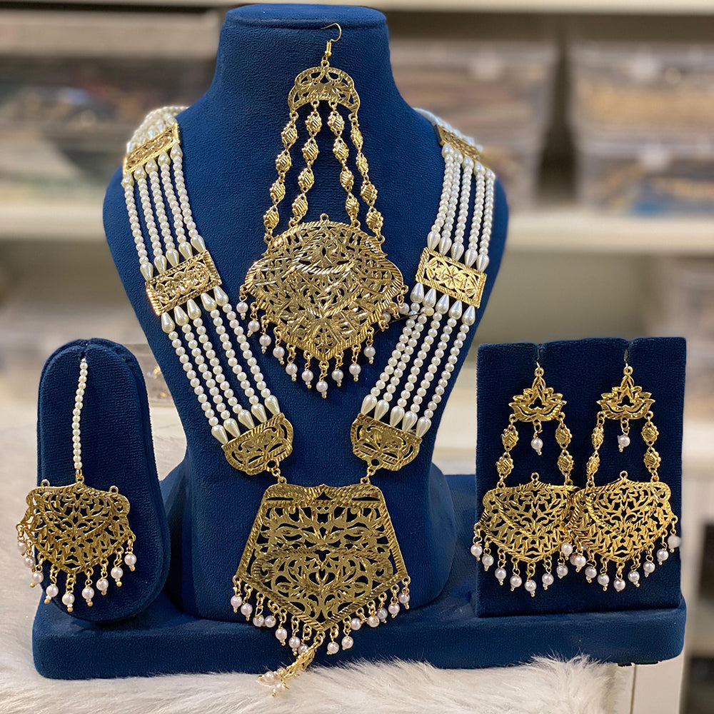 Hira Collection Classic Ethnic Traditional Necklace Set