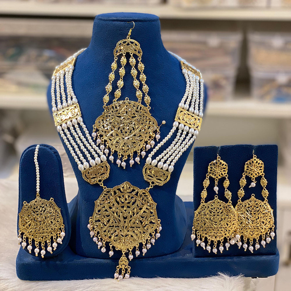 Hira Collection Classic Ethnic Traditional Necklace Set