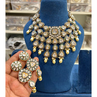 Hira Collection Crystal Stone Necklace Set