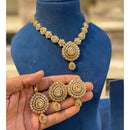 Hira Collections Sparkling Crystal Stone Necklace Set